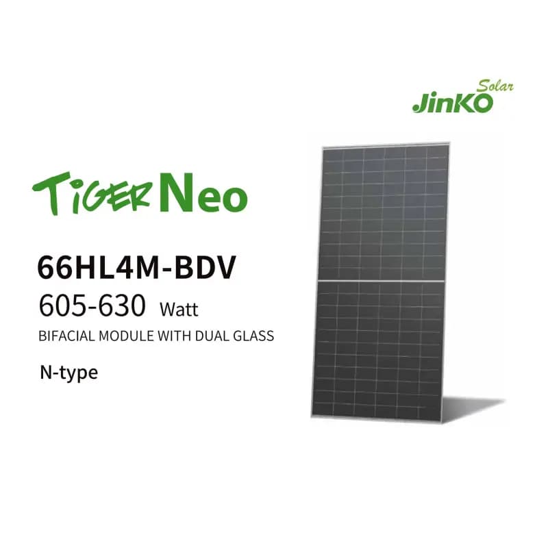 TiGER Neo 66HL4M-BDV 605-630 watt BIFACIAL MODULE WITH DUAL GLASS